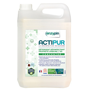 Détergent désinfectant concentré Propreté urbaine Enzypin Actipur 5 L Détergent désinfectant concentré Propreté urbaine Enzypin Actipur 5 L