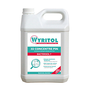 Détergent désinfectant HACCP 3D Wyritol Bactérisol 7 pin 5 L Détergent désinfectant HACCP 3D Wyritol Bactérisol 7 pin 5 L