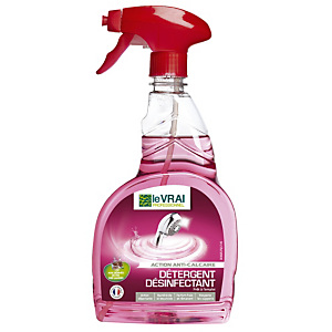 Détergent détartrant et désinfectant Le Vrai Bruyère vaporisateur 750 ml Détergent détartrant et désinfectant Le Vrai Bruyère vaporisateur 750 ml