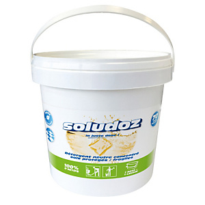 Détergent neutre Soludoz pamplemousse seau de 70 doses Détergent neutre Soludoz pamplemousse seau de 70 doses
