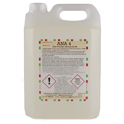 Detergente germicida deodorante per superfici ANA 4, Presidio Medico Chirurgico, Tanica 5 l