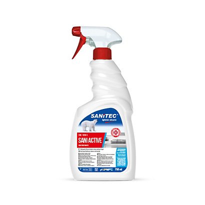 Detergente sgrassatore igienizzante spray Sanitec Sani Active