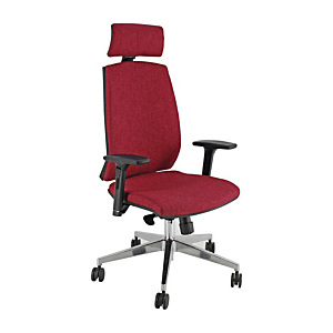 Diamante Poltrona presidenziale, Poliestere, Rosso Diamante Poltrona presidenziale, Poliestere, Rosso
