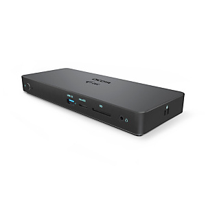 Dicota D31953, Avec fil, USB Type-C, 3,5 mm, 10,100,1000 Mbit/s, Noir, MicroSD (TransFlash), SD Dicota D31953, Avec fil, USB Type-C, 3,5 mm, 10,100,1000 Mbit/s, Noir, MicroSD (TransFlash), SD