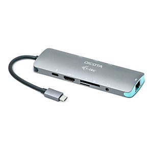 Dicota D31954, Avec fil, USB Type-C, Anthracite, 130 mm, 43 mm, 15 mm