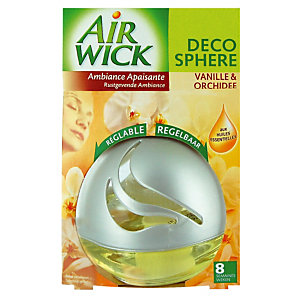 Diffuseur de parfum Air Wick Deco Sphere vanille et orchidée 75 ml