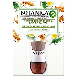 Diffuseur de parfum électrique Botanica Air Wick avec recharge 19 ml