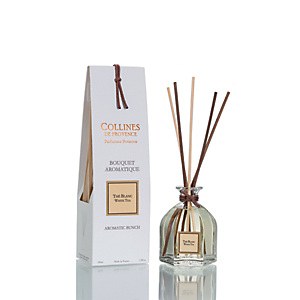 Diffusore a bastoncini al Tè Bianco Collines de Provence, 100 ml Diffusore a bastoncini al Tè Bianco Collines de Provence, 100 ml