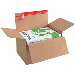 DINKHAUSER 20 Cartons ajustables avec fermeture auto-adhésive, 1 cannelure, A4 DINKHAUSER 20 Cartons ajustables avec fermeture auto-adhésive, 1 cannelure, A4