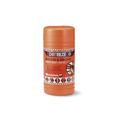 Dirteeze Smooth and Strong Wipes – Tub of 80