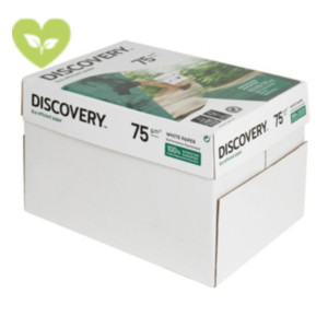 DISCOVERY Carta A3 per fotocopie e stampe, 75 g/m², Bianco (confezione 5 risme) DISCOVERY Carta A3 per fotocopie e stampe, 75 g/m², Bianco (confezione 5 risme)