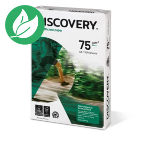 Discovery Papier A4 blanc 75g éco-responsable - Ramette de 500 feuilles