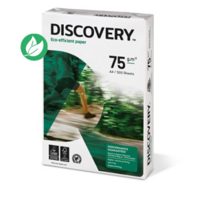 Discovery Papier A4 blanc éco-responsable - 75g - Ramette de 500 feuilles