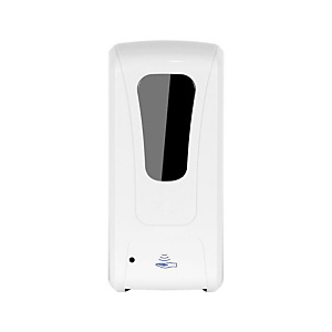 Dispenser automatico per saponi, liquidi e gel igienizzanti, Capacità 1.000 ml, Bianco Dispenser automatico per saponi, liquidi e gel igienizzanti, Capacità 1.000 ml, Bianco