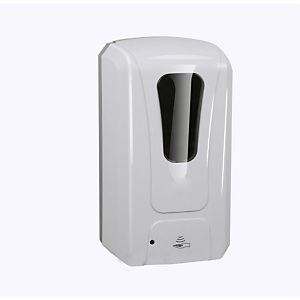 Dispenser automatico per saponi, liquidi e gel igienizzanti, Capacità 1.200 ml, Bianco Dispenser automatico per saponi, liquidi e gel igienizzanti, Capacità 1.200 ml, Bianco