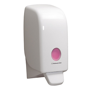 Dispenser van zeepvulling Aquarius 1 L ABS wit Dispenser van zeepvulling Aquarius 1 L ABS wit