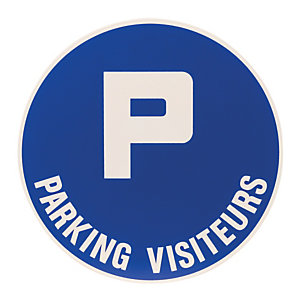 Disque de signalisation parking visiteurs ø 30 cm