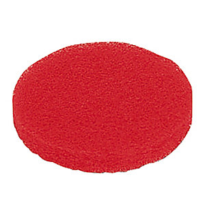 Disques de nettoyage rouges pour mini monobrosse, lot de 5