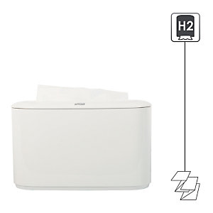 Distributeur essuie-mains portable Tork H2 blanc