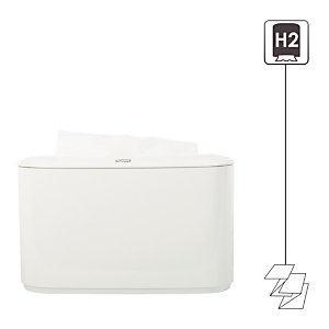 Distributeur essuie-mains portable Tork H2 blanc