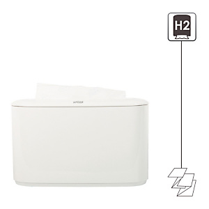Distributeur essuie-mains portable Tork H2 blanc Distributeur essuie-mains portable Tork H2 blanc