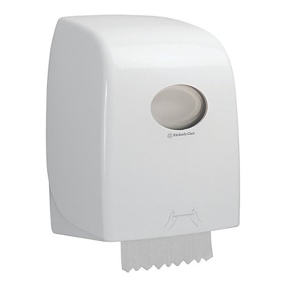 Distributeur essuie-mains rouleaux Aquarius ABS blanc - 1