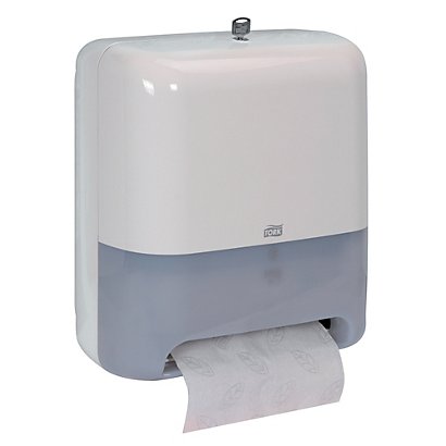 Distributeur essuie-mains rouleaux Tork Matic ABS blanc - 1