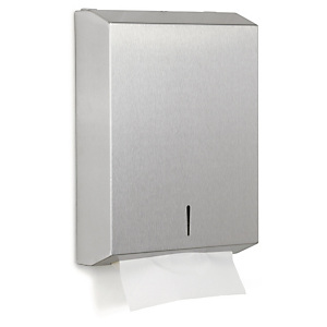 Distributeur d'essuie-mains métal en inox brossé Distributeur d'essuie-mains métal en inox brossé