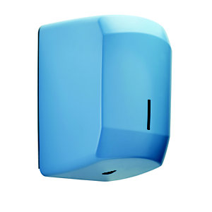 Distributeur essuie-mains à dévidage central - 450 formats - clara - bleu pastel ral 5024