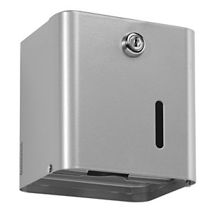Distributeur papier toilette - 2 paquets / 1 rouleau - stella - gris métal 9006