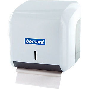 Distributeur papier toilette Bernard Mini ABS blanc-gris pour paquets
