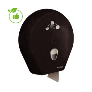 Distributeur papier toilette Lucart EcoNatural noir pour bobines
