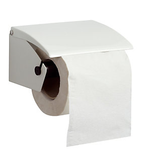Distributeur papier toilette Rossignol Blanka acier blanc