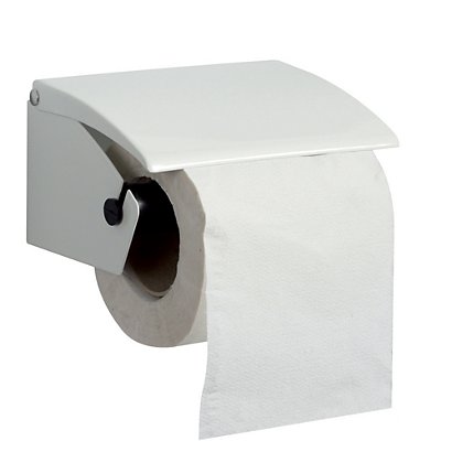 Distributeur papier toilette Rossignol Blanka acier blanc - 1