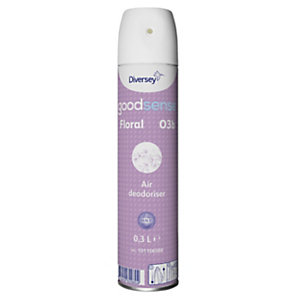 DIVERSEY Deodorante per ambienti Good Sense Floral, Bomboletta spray 300 ml