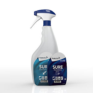 Diversey Flacone spray vuoto ricaricabile per detergente per vetri SURE 750 ml (Confezione 6 pezzi)