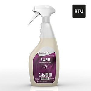 Diversey SURE Cleaner Disinfectant Spray Detergente disinfettante spray A base vegetale Biodegradabile al 100% 750 ml (Confezione 6 pezzi) Diversey SURE Cleaner Disinfectant Spray Detergente disinfettante spray A base vegetale Biodegradabile al 100% 750 ml (Confezione 6 pezzi)