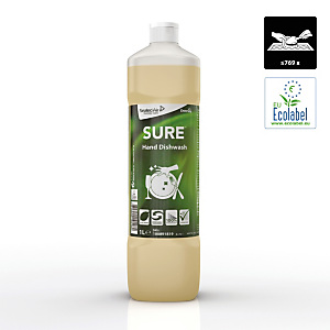 Diversey SURE Lavavajillas de origen vegetal 100 % biodegradable 1 l, botella Diversey SURE Lavavajillas de origen vegetal 100 % biodegradable 1 l, botella