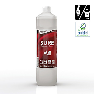 Diversey SURE Limpiador para baños de origen vegetal 100 % biodegradable, 1 l Diversey SURE Limpiador para baños de origen vegetal 100 % biodegradable, 1 l
