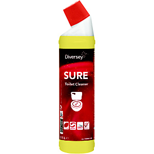 Diversey SURE Toilet Cleaner Detergente per WC A base vegetale Biodegradabile al 100% 750 ml Diversey SURE Toilet Cleaner Detergente per WC A base vegetale Biodegradabile al 100% 750 ml