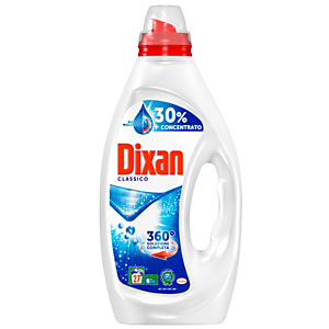 DIXAN Detersivo liquido per lavatrici, Tappo dosatore, 27 lavaggi DIXAN Detersivo liquido per lavatrici, Tappo dosatore, 27 lavaggi