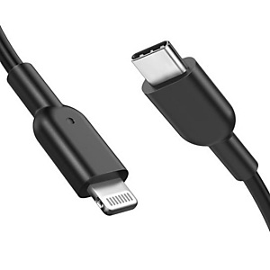 DLH CABLE USB-C VERS APPLE LIGHTNING CERTIFIE MFI 1M 3.25A 65W MAX NOIR, 1 m, Lightning, USB C, Mâle, Mâle, Noir DY-TU4090B DLH CABLE USB-C VERS APPLE LIGHTNING CERTIFIE MFI 1M 3.25A 65W MAX NOIR, 1 m, Lightning, USB C, Mâle, Mâle, Noir DY-TU4090B