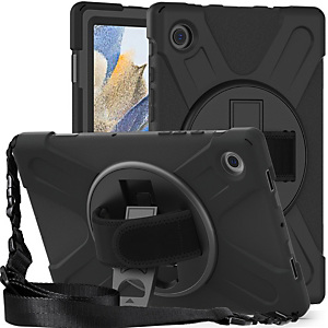 DLH COQUE RENFORCEE AVEC BANDOULIERE, POIGNEE ROTATIVE ET PIED SUPPORT POUR SAMSUNG GALAXY TAB A8 10.5' (SM-X200 / SM-X205), Anti-chocs, Samsung, Gala DLH COQUE RENFORCEE AVEC BANDOULIERE, POIGNEE ROTATIVE ET PIED SUPPORT POUR SAMSUNG GALAXY TAB A8 10.5' (SM-X200 / SM-X205), Anti-chocs, Samsung, Gala