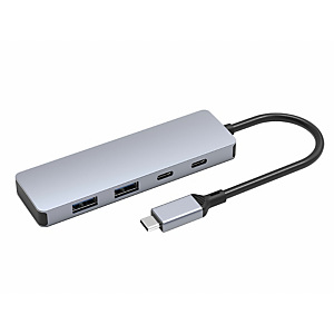DLH DY-TU5125, USB Type-C, USB 3.2 Gen 2 (3.1 Gen 2) Type-A, USB 3.2 Gen 2 (3.1 Gen 2) Type-C, 10000 Mbit/s, Gris, Aluminium, 0,1 m DLH DY-TU5125, USB Type-C, USB 3.2 Gen 2 (3.1 Gen 2) Type-A, USB 3.2 Gen 2 (3.1 Gen 2) Type-C, 10000 Mbit/s, Gris, Aluminium, 0,1 m