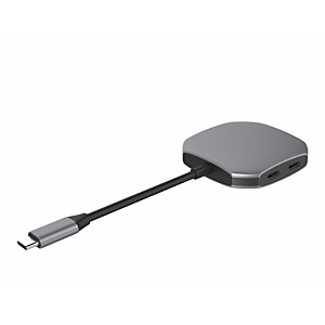 DLH DY-TU5135, USB Type-C, USB 3.2 Gen 2 (3.1 Gen 2) Type-C, USB Type-C, 10000 Mbit/s, Gris, 100 W, Câble rond DLH DY-TU5135, USB Type-C, USB 3.2 Gen 2 (3.1 Gen 2) Type-C, USB Type-C, 10000 Mbit/s, Gris, 100 W, Câble rond