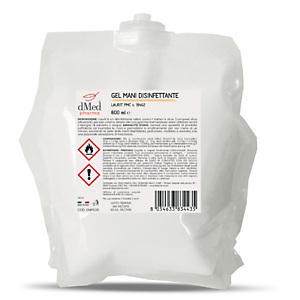DMED PHARMA Gel mani disinfettante, Sacca per dispenser 800 ml DMED PHARMA Gel mani disinfettante, Sacca per dispenser 800 ml