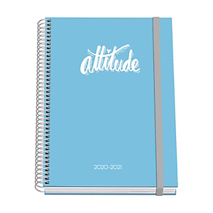 DOHE Agenda escolar bilingüe castellano-inglés semana-vista curso 2020-2021, A5, azul DOHE Agenda escolar bilingüe castellano-inglés semana-vista curso 2020-2021, A5, azul