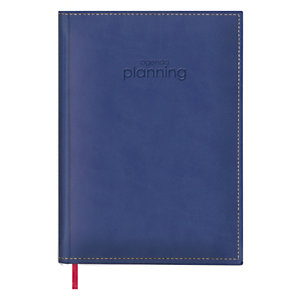 DOHE Agenda-Planning Perpetuo, día página, 210 x 290 mm, azul