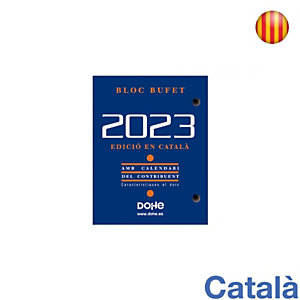 DOHE Bloques calendario 2023, 85 x 110 mm, català
