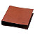 DOHE Carpeta de 2 anillas de 25 mm, Cuarto natural, cartón cuero, lomo de 45 mm, marrón - 1